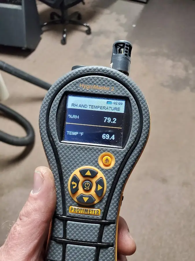 Moisture meter humidity assessment for Fire & Smoke Damage Restoration in Duryea